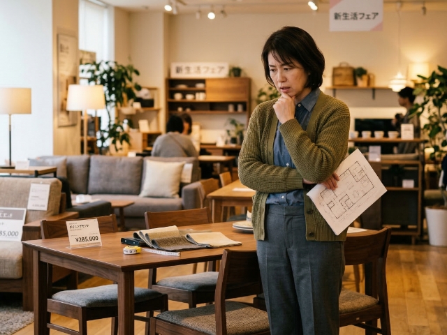 家具選びの不安