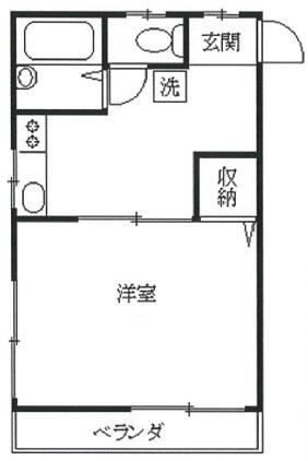 メゾンあんじゅ203の間取り