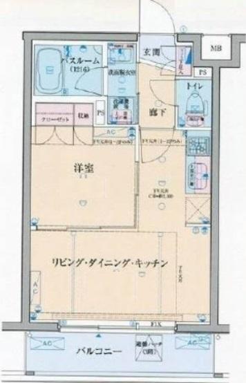 ロアール三軒茶屋402の間取り