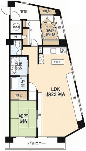 パラシオン下馬304の間取り