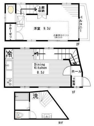 KBプレイス1の間取り