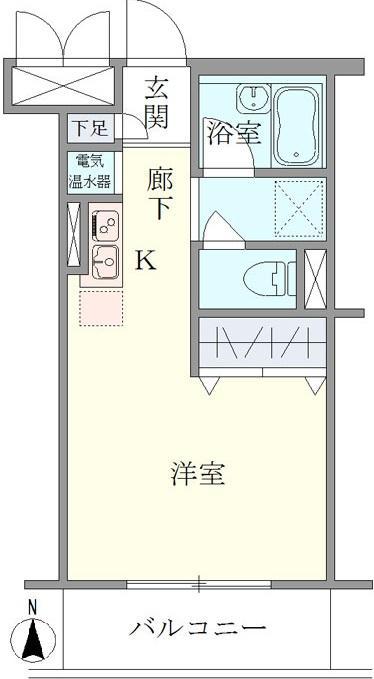 メゾンベール南麻布212の間取り