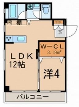 シャンボール池田山206の間取り