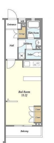 ケイトガーデン101の間取り