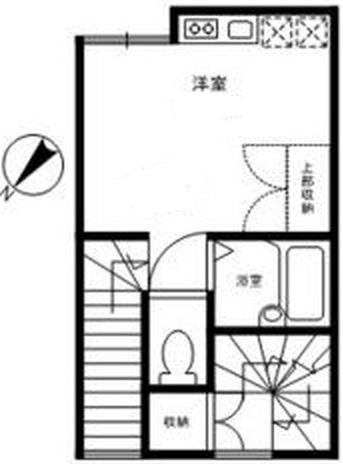 ランドプレックス三軒茶屋2-Bの間取り