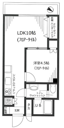 メゾン鳳月602の間取り
