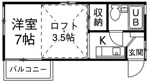 ファインコート203の間取り