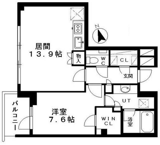 ディアナコート上原205の間取り