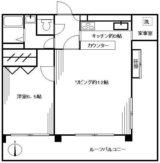 IK麻布402の間取り