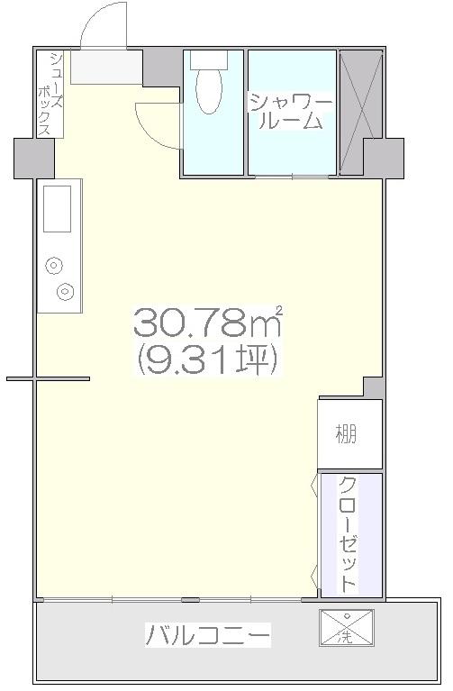 MAC青南マンション404の間取り