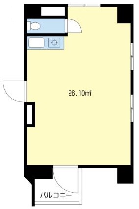 渋谷パールホーム704の間取り