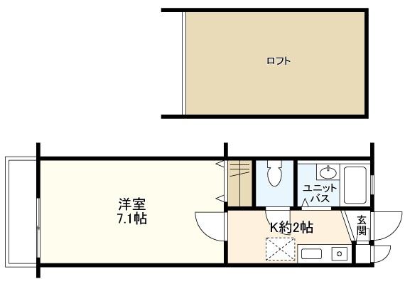 ハイツ・メイポート210の間取り