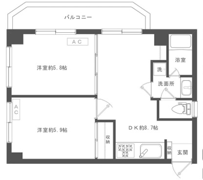 テラス・レイクマウント505の間取り
