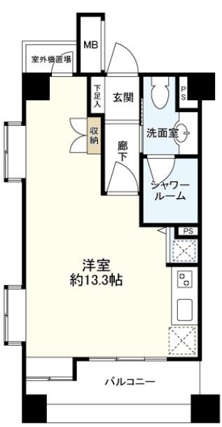 中銀池尻マンシオン301の間取り