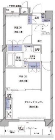 センチュリー表参道3Fの間取り