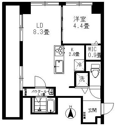 グリーンマンション駒沢301の間取り