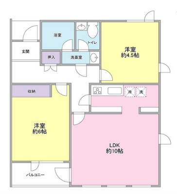 榎本ビル402の間取り