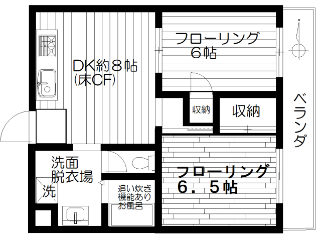 秀和若林レジデンス407の間取り