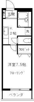 COMO ?(コモ?)103の間取り