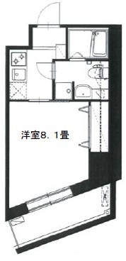 エコロジー目黒青葉台プロセンチュリー701の間取り