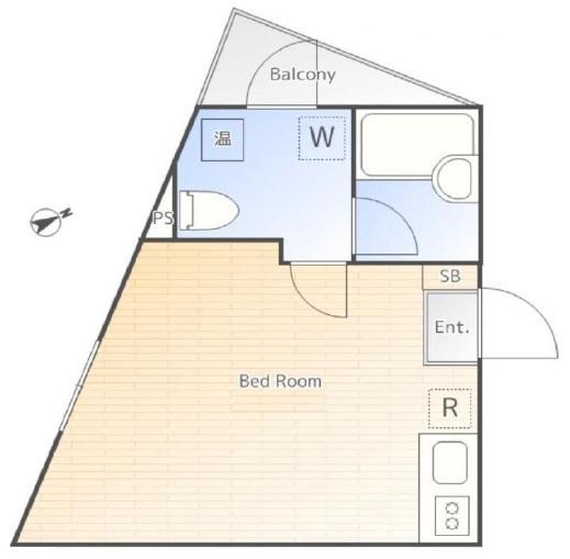 Land Residence上馬north(ランドレジデンス上馬)401の間取り