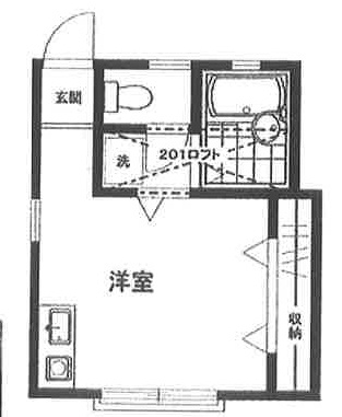 ハイツ・エム201の間取り