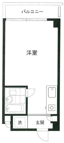 エコー代官山305の間取り