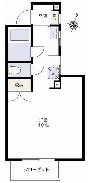 コーポ鈴木303の間取り