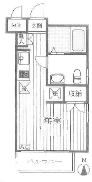 しょうまんビル201の間取り