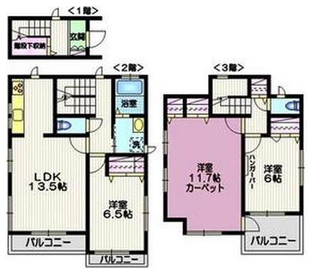 パピーハウス103の間取り