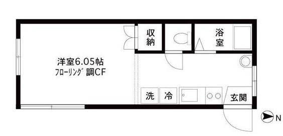 コートアストリア205の間取り