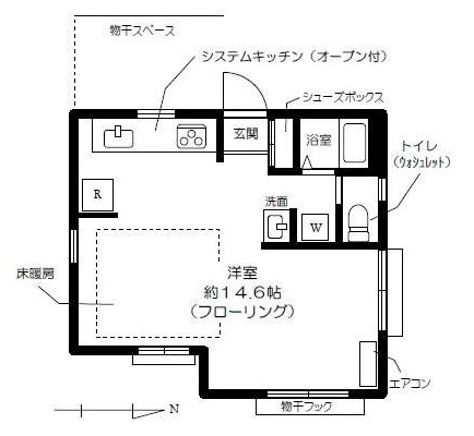 プチゼオン3階の間取り