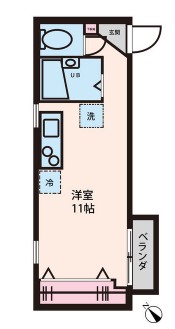 フラット14201の間取り