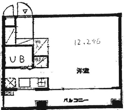 静宏荘3号館45の間取り