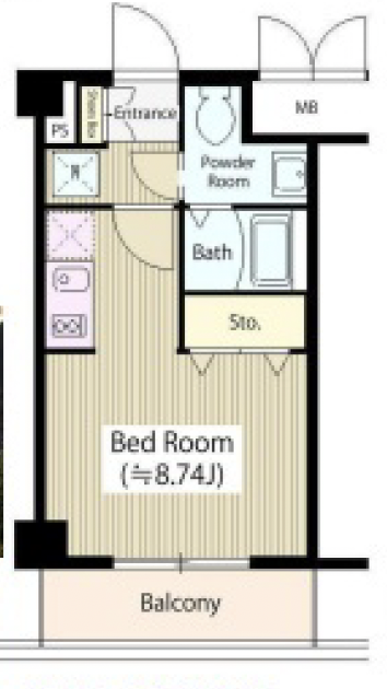 ブリリアント恵比寿202の間取り