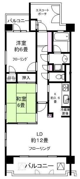 グランシティ中目黒201の間取り