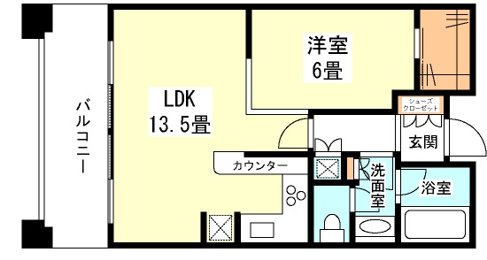 青山パークタワー403の間取り