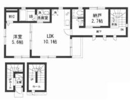 フォレストメゾン高輪301の間取り