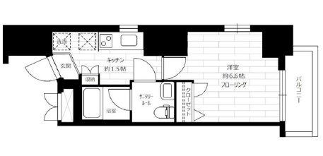 D-Blanc(ディーブランク)1001の間取り