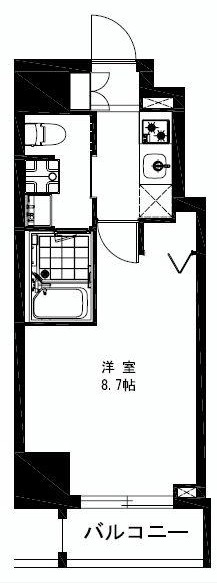 S.タリアセン中目黒202の間取り