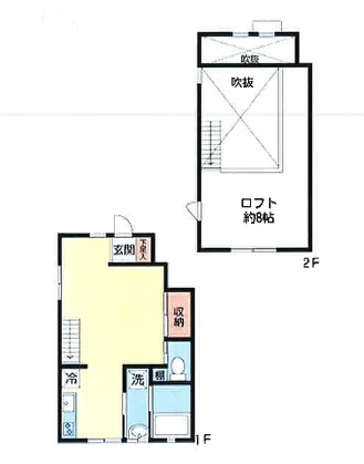 ヴァンベール三軒茶屋1階の間取り