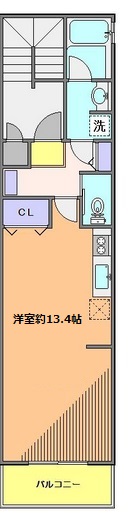 アステリア中目黒4Fの間取り