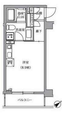 テラス恵比寿南102の間取り