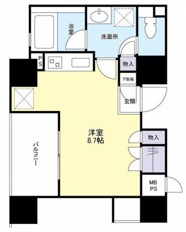 アーバンステージ目黒青葉台701の間取り