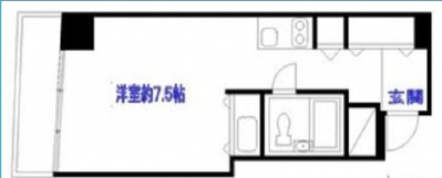 カトルセゾン代官山104の間取り