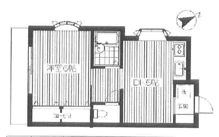 メゾンド恵比寿101の間取り