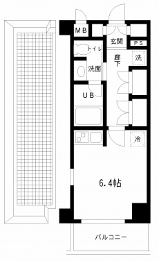 KDXレジデンス駒沢公園604の間取り
