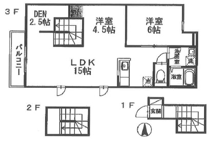 セリカハウス301の間取り