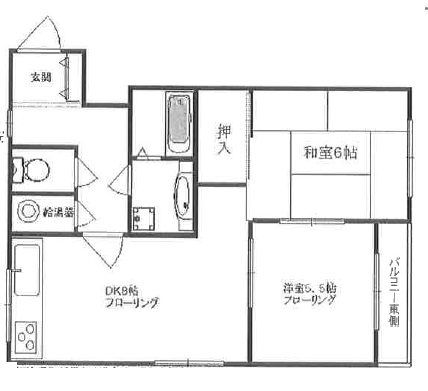 ライオンズマンション麻布十番第3401の間取り