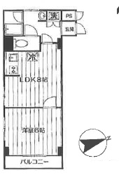 ベラパルト三田501の間取り